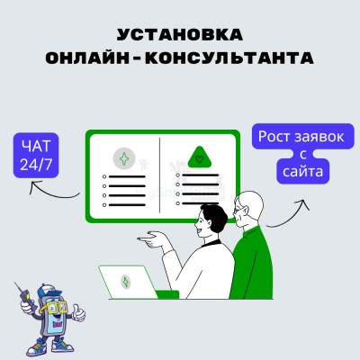 Установка онлайн-консультанта на ваш сайт - купить в Черемушке